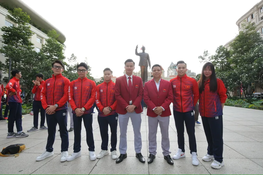 Đội tuyển TDDC TPHCM sở hữu các VĐV trẻ tài năng. Ảnh: DŨNG PHƯƠNG