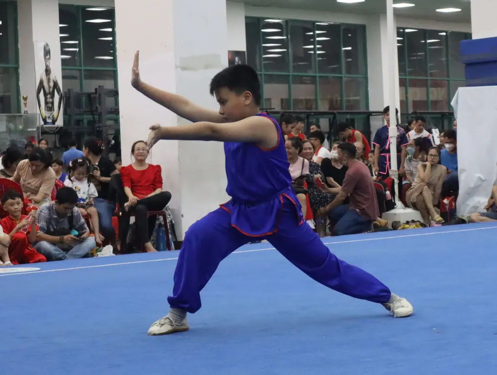 Những gương mặt tiềm năng sẽ được phát hiện và tuyển chọn cho đội tuyển năng khiếu thành phố. Ảnh: THANH TÙNG