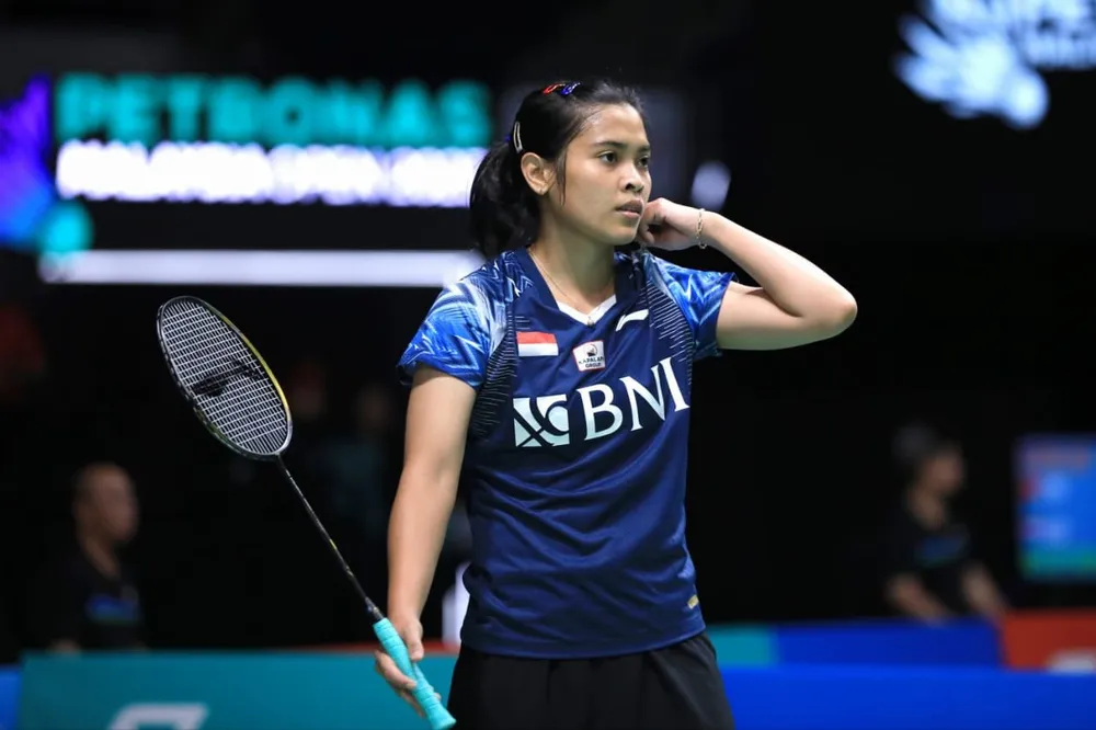 Tay vợt đơn nữ số 1 Indonesia Gregoria Mariska Tunjung sẽ tranh tài tại SEA Games 32. Ảnh: PBSI