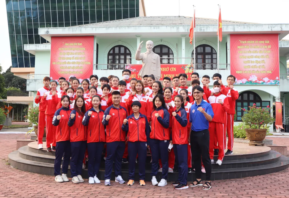 Các VĐV đã sẵn sàng cho hành trình tranh tài tại SEA Games 32. Ảnh: THANH TÙNG