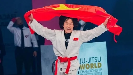 Phùng Thị Huệ là niềm hy vọng vàng của đội tuyển Việt Nam tại SEA Games 32. Ảnh: IJJF