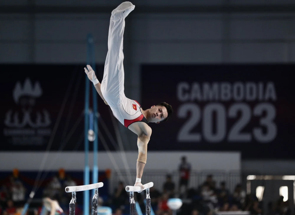 Lê Thanh Tùng có những đóng góp quan trọng vào thành tích chung của TDDC Việt Nam. Ảnh: DŨNG PHƯƠNG