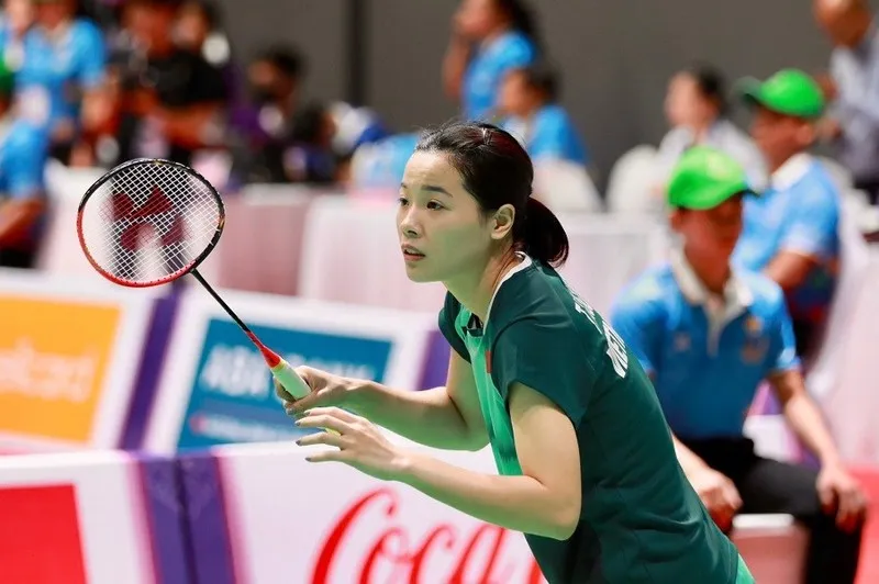 Thùy Linh tiếp tục thi đấu tích điểm tại giải ở Trung Quốc. Ảnh: DŨNG PHƯƠNG