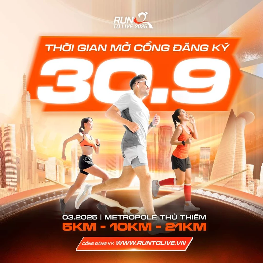 Run To Live mùa 2 bắt đầu mở cổng bán vé vào 30-9