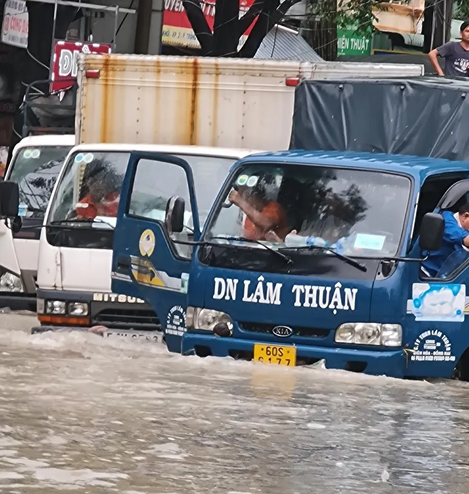 Đồng Nai: Mưa lớn kéo dài làm nhiều tuyến đường ngập nặng ảnh 4