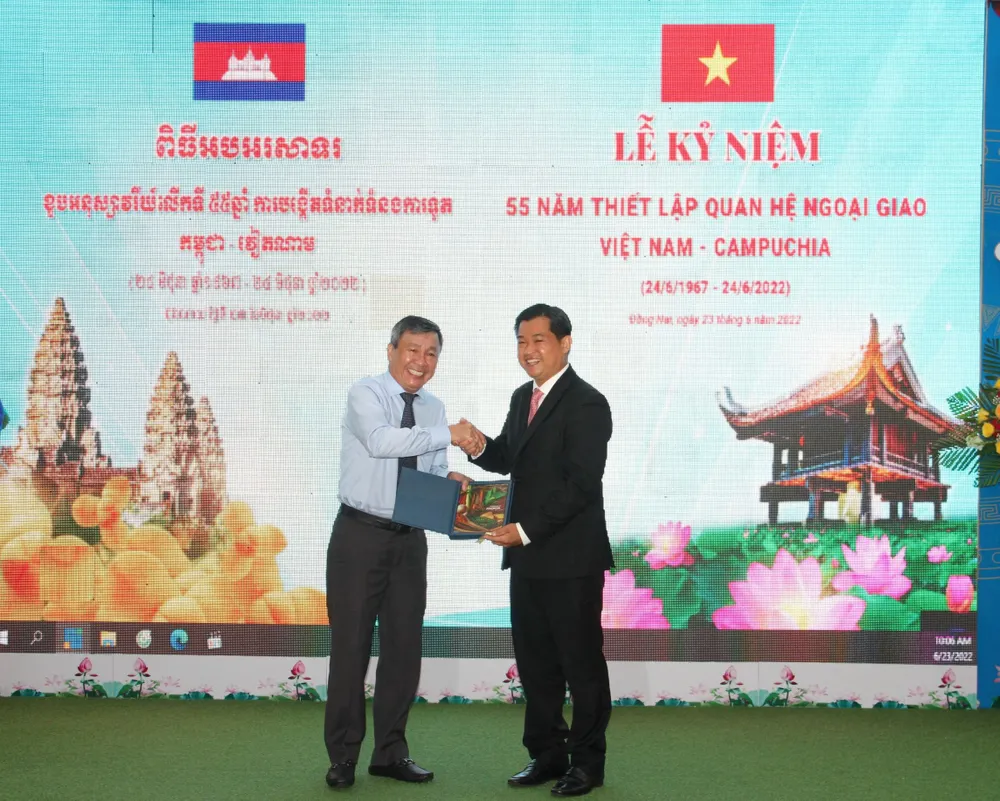 Đồng Nai kỷ niệm 55 năm quan hệ ngoại giao Việt Nam – Campuchia ảnh 1