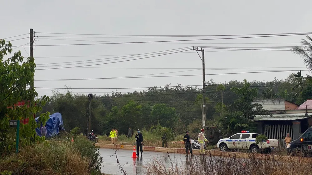 Hiện trường vụ tai nạn