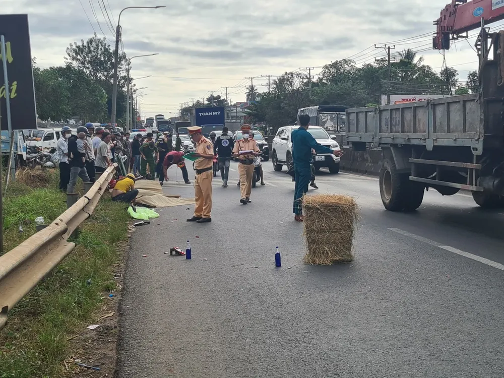 Hiện trường vụ tai nạn giao thông Hiện trường vụ tai nạn giao thông