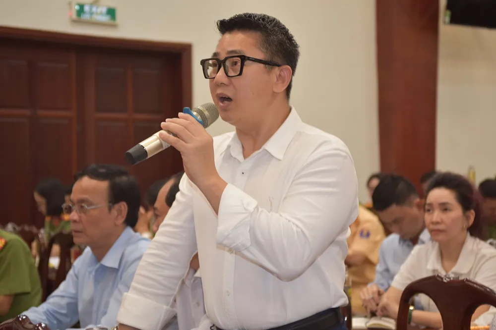 Đại diện doanh nghiệp nước ngoài phát biểu ý kiến