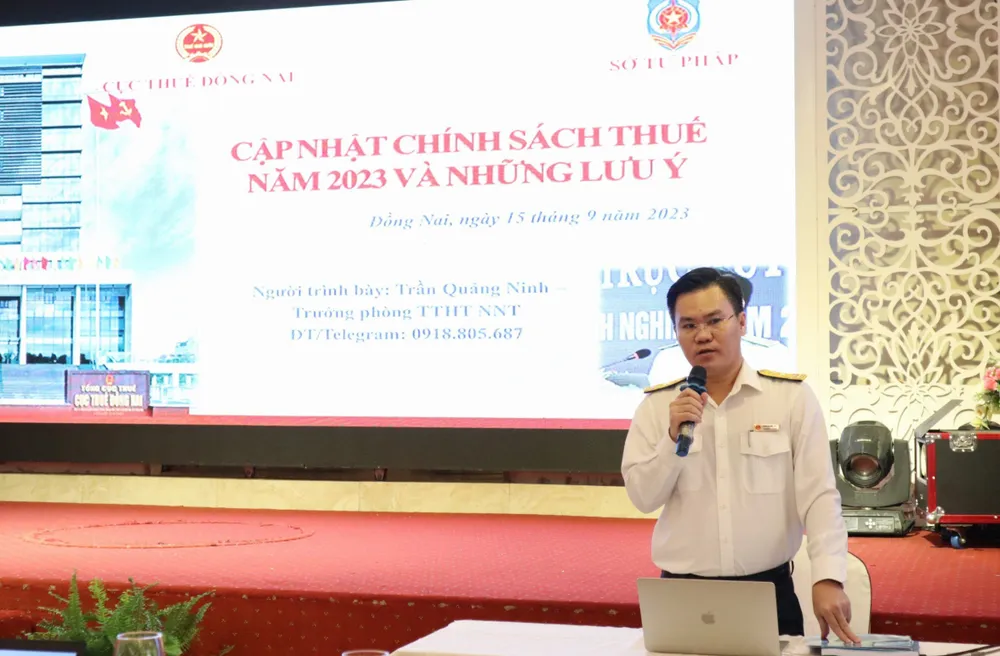 Ông Trần Quảng Ninh nói về thủ tục quyết toán thuế, hoàn thuế cho doanh nghiệp khi triển khai áp dụng hóa đơn điện tử