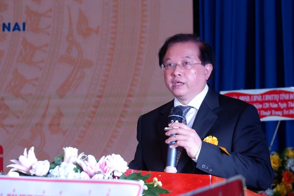 Thứ trưởng Tạ Quang Đông phát biểu tại lễ kỷ niệm Thứ trưởng Tạ Quang Đông phát biểu tại lễ kỷ niệm