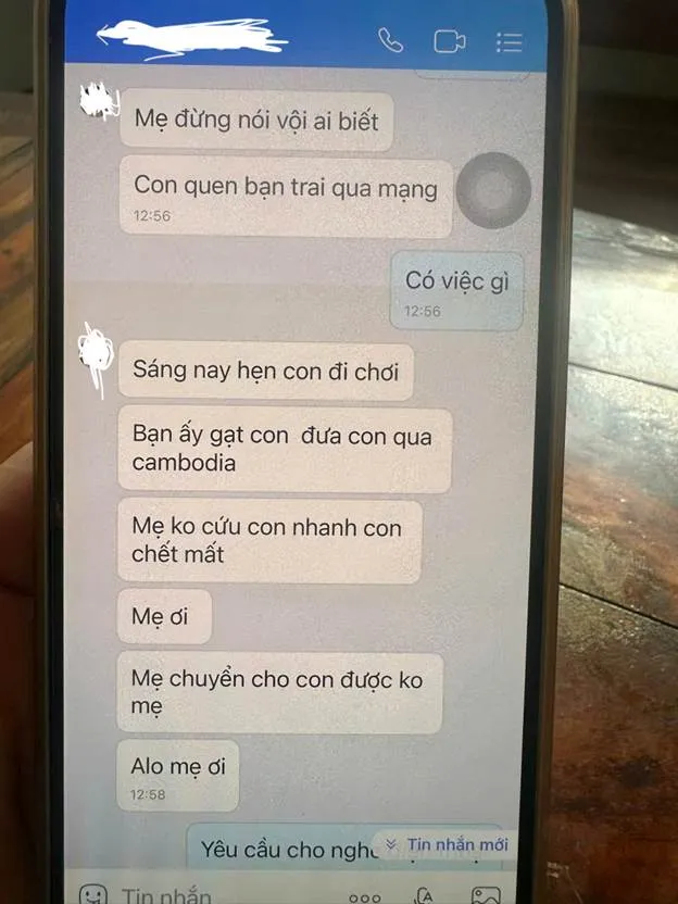 Kẻ lừa đảo sử dụng tài khoản Zalo của nạn nhân để nhắn tin cho gia đình chuyển tiền chuộc image003.jpg