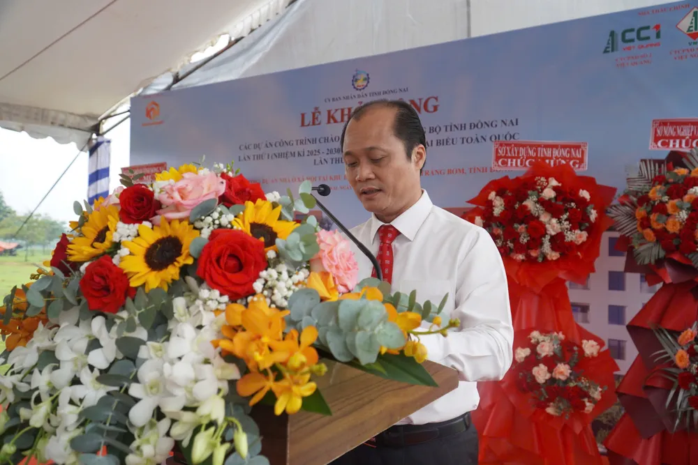 Giám đốc Sở NN- MT tỉnh Đồng Nai Nguyễn Tuấn Anh phát biểu tại buổi lễ z7055216214099_49804d5fc20b181312c712b420846782.jpg