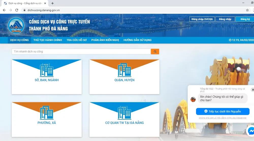 Đà Nẵng khuyến khích người dân dùng dịch vụ công trực tuyến ảnh 1
