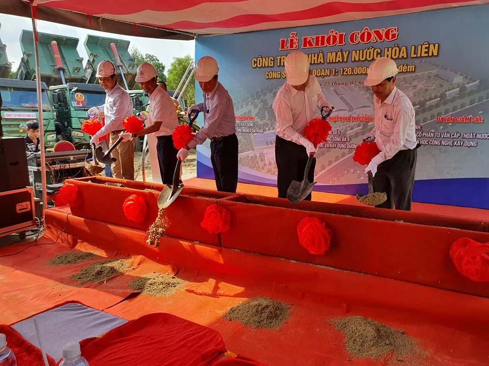 Đà Nẵng khởi công nhà máy nước Hòa Liên sau 2 lần đấu thầu ảnh 1