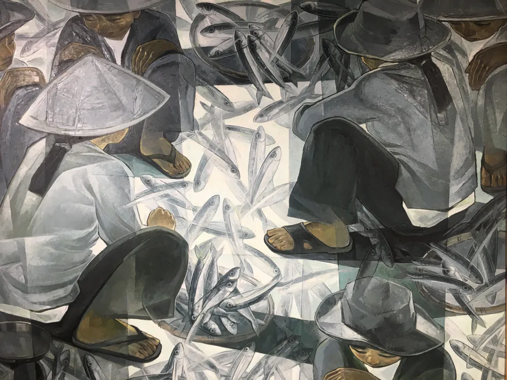 Nét đẹp Phụ nữ Việt qua bàn tay người họa sĩ ảnh 3