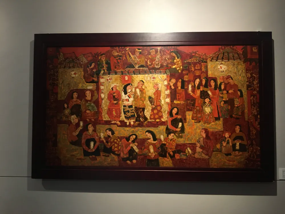 Nét đẹp Phụ nữ Việt qua bàn tay người họa sĩ ảnh 5