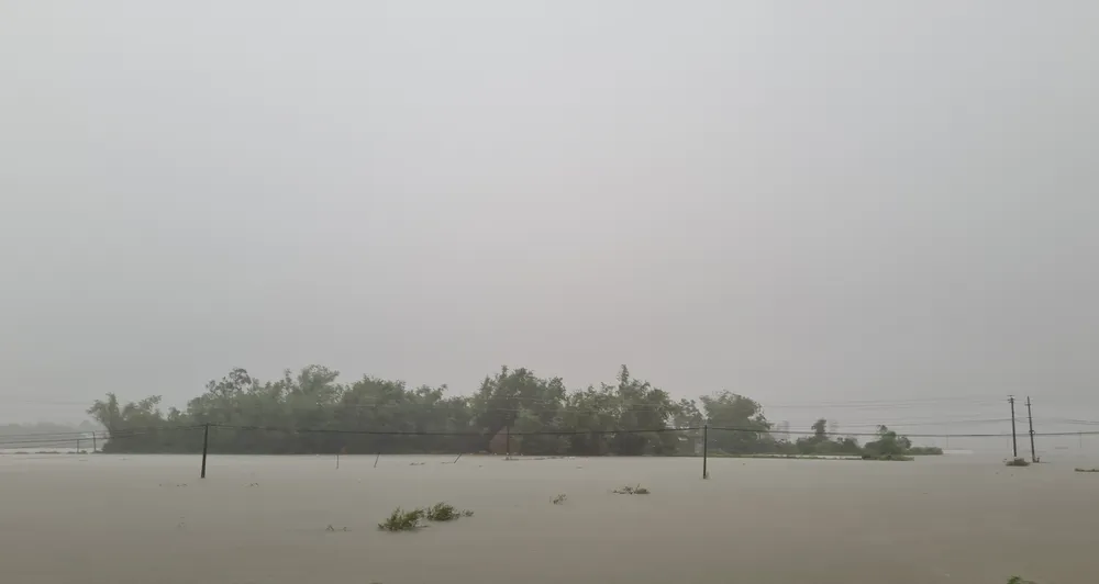 Nhiều nơi tại Quảng Nam bị ngập cục bộ do ảnh hưởng bão số 5 ảnh 1