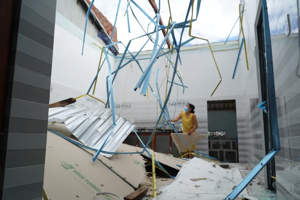 Các địa phương khắc phục hậu quả của bão số 6 ảnh 1 Các địa phương khắc phục hậu quả của bão số 6 ảnh 1