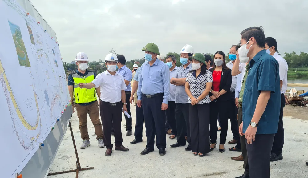 Quảng Nam đôn đốc tiến độ dự án khơi thông sông Cổ Cò  ảnh 2