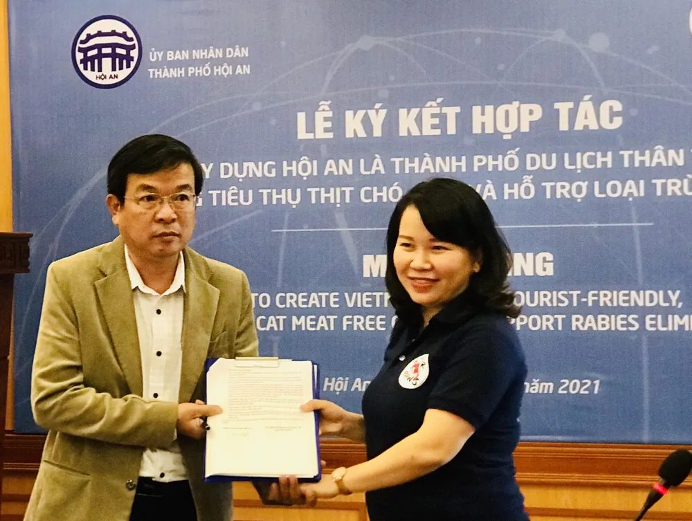 TP Hội An cam kết không buôn bán thịt chó, mèo  ảnh 1
