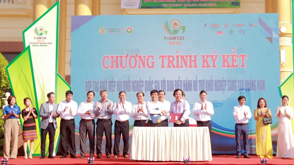 Gần 200 gian hàng tham gia Techfest Quang Nam 2022 ảnh 1 Gần 200 gian hàng tham gia Techfest Quang Nam 2022 ảnh 1