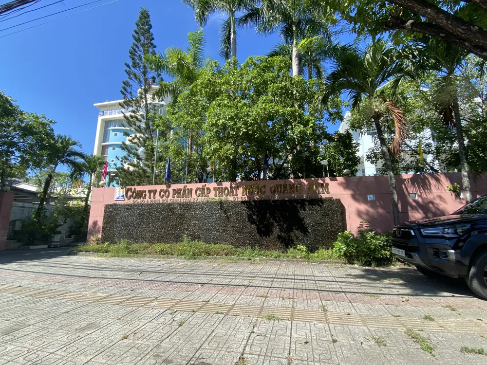 Trụ sở Công ty Cổ phần Cấp thoát nước Quảng Nam Trụ sở Công ty Cổ phần Cấp thoát nước Quảng Nam
