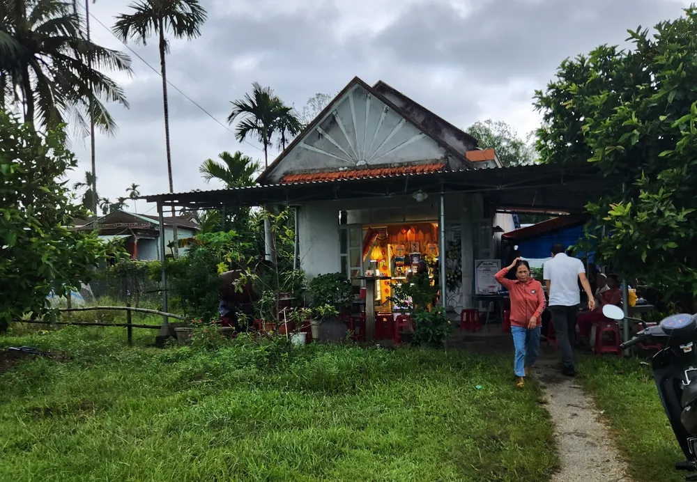 Gia đình đã đưa thi thể cháu Đ. về nhà để lo hậu sự