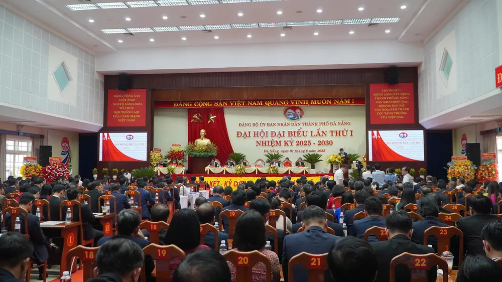 Đảng Bộ UBND TP Đà Nẵng tổ chức Đại hội đại biểu lần thứ I, nhiệm kỳ 2025-2030. Ảnh: NGUYỄN CƯỜNG 1-8-da-nang-dat-muc-tieu-2.jpg