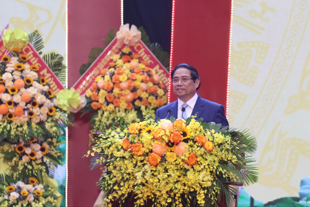 Thủ tướng Phạm Minh Chính phát biểu tại buổi lễ 16-10-Thu-tuong-du-QK5-7.JPG