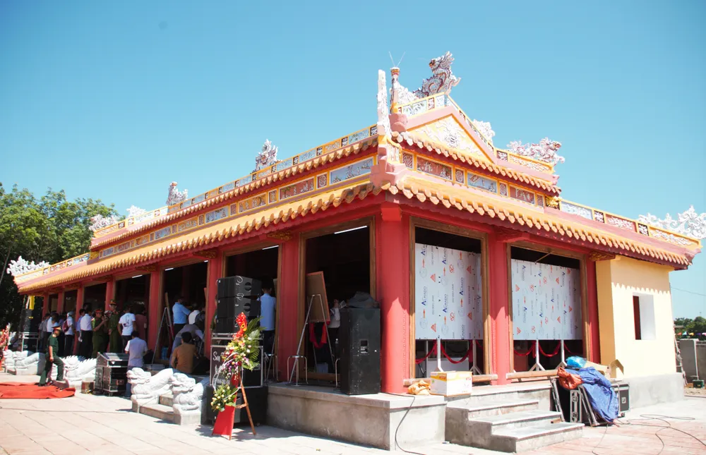 Khánh thành Đền thờ Vua Hàm Nghi cùng các tướng sĩ Cần Vương ảnh 1