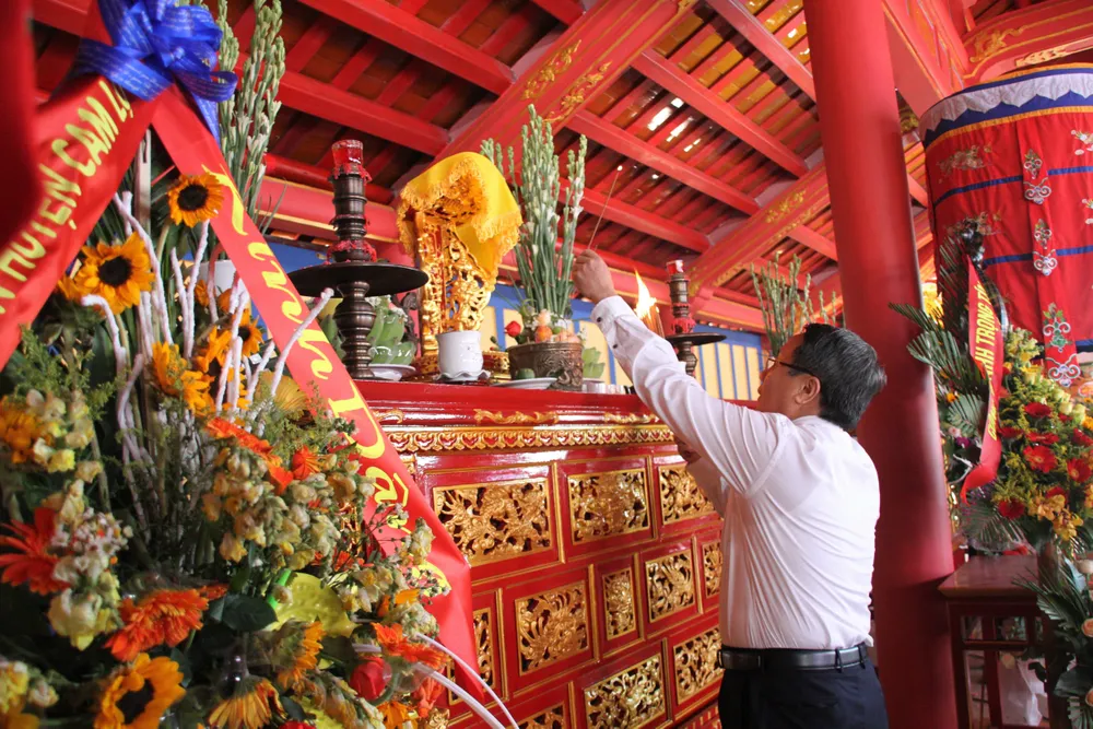 Khánh thành Đền thờ Vua Hàm Nghi cùng các tướng sĩ Cần Vương ảnh 4