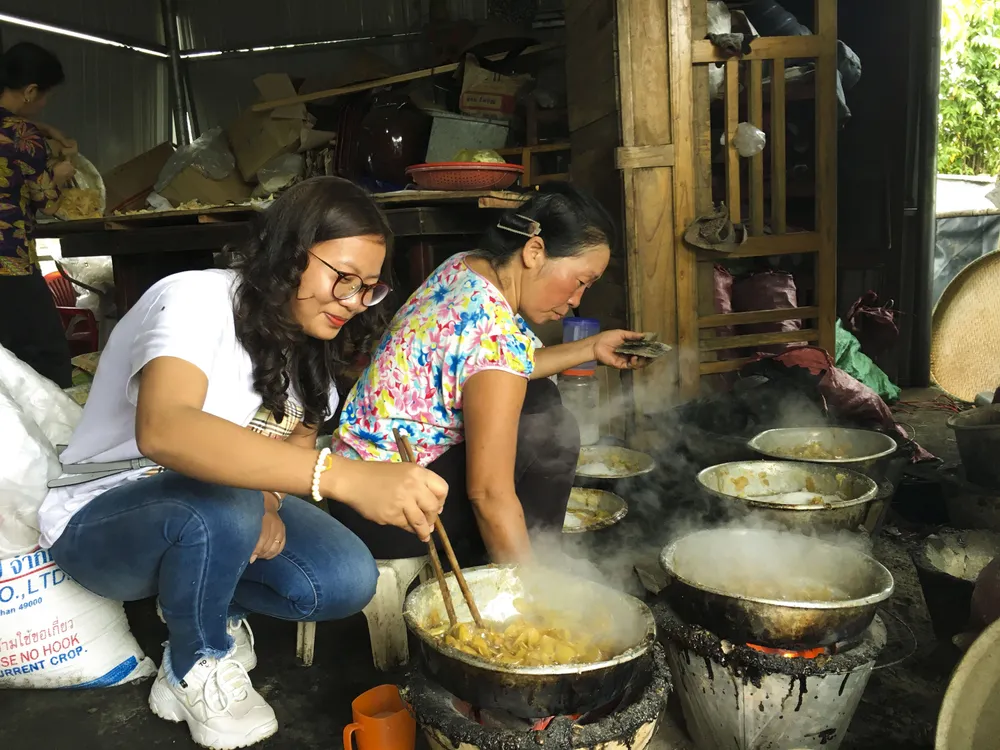 Làng nghề sản xuất mứt gừng Mỹ Chánh tất bật vào vụ tết ảnh 9