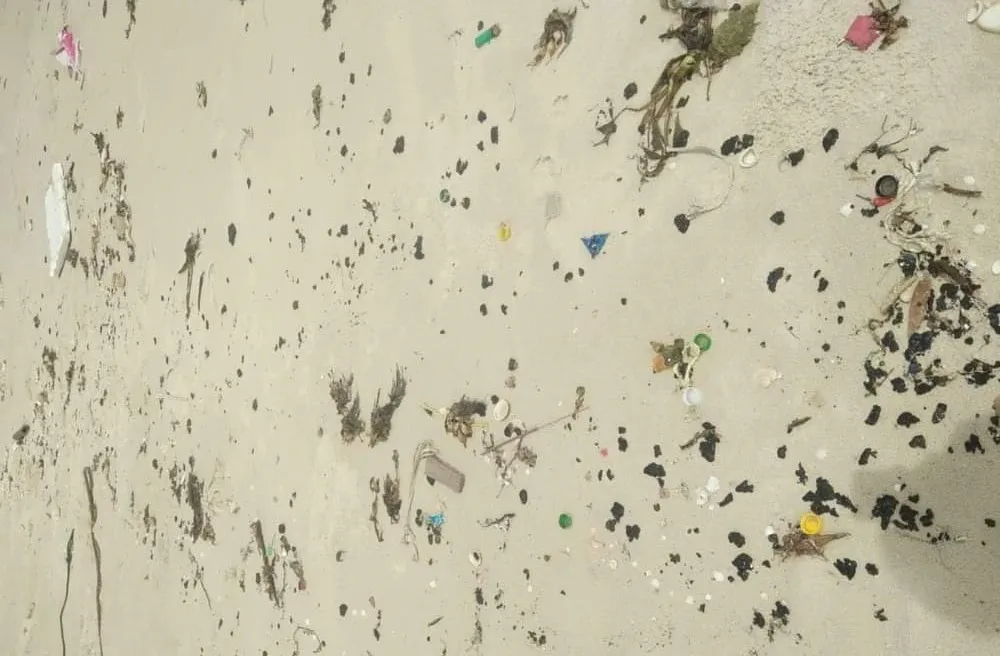 Hàng chục tấn dầu vón cục dạt vào bờ biển Quảng Trị, kéo dài nhiều km ảnh 2 Hàng chục tấn dầu vón cục dạt vào bờ biển Quảng Trị, kéo dài nhiều km ảnh 2