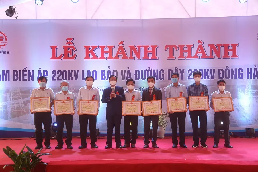 Khánh thành dự án trạm biến áp 220kV Lao Bảo và đường dây 220kV Đông Hà - Lao Bảo ảnh 2 Khánh thành dự án trạm biến áp 220kV Lao Bảo và đường dây 220kV Đông Hà - Lao Bảo ảnh 2