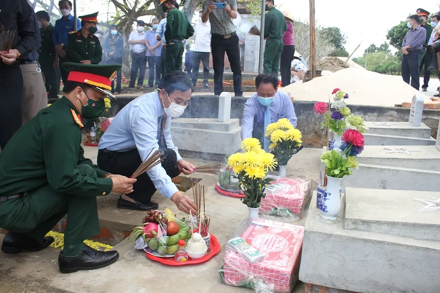 Quảng Trị: Truy điệu và an táng 16 hài cốt liệt sĩ ảnh 7