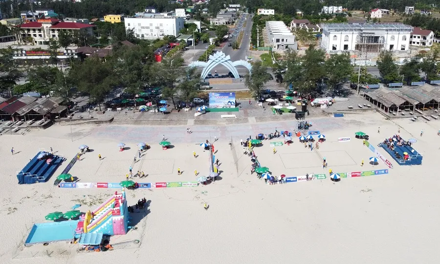 Khai mạc giải vô địch Bóng chuyền bãi biển quốc gia năm 2022 ảnh 3