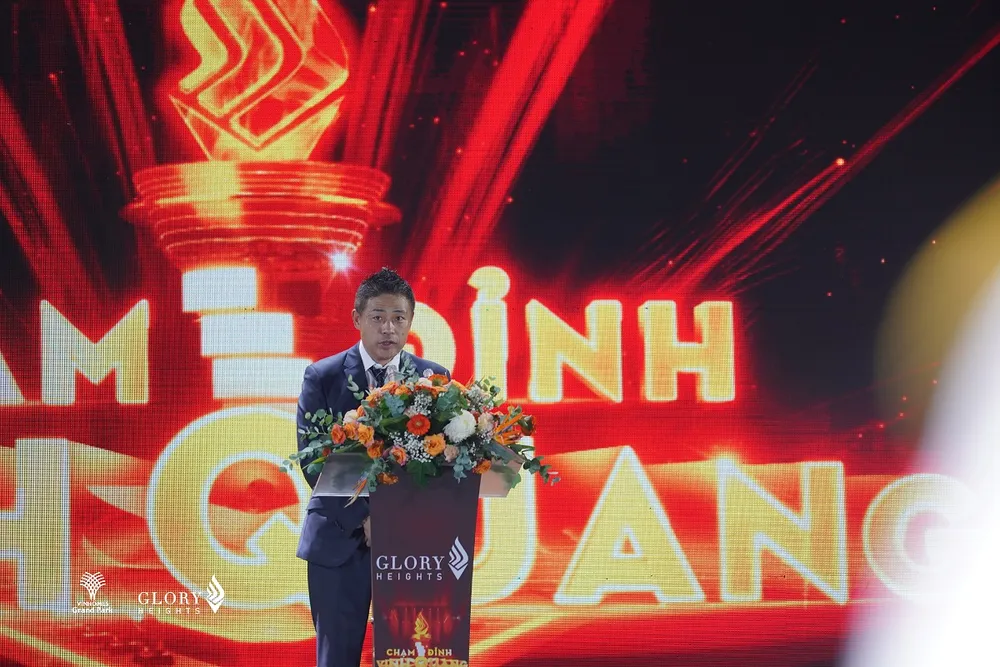 Ông Shinichiro Matsumoto - đại diện Tập đoàn Mitsubishi phát biểu tại sự kiện