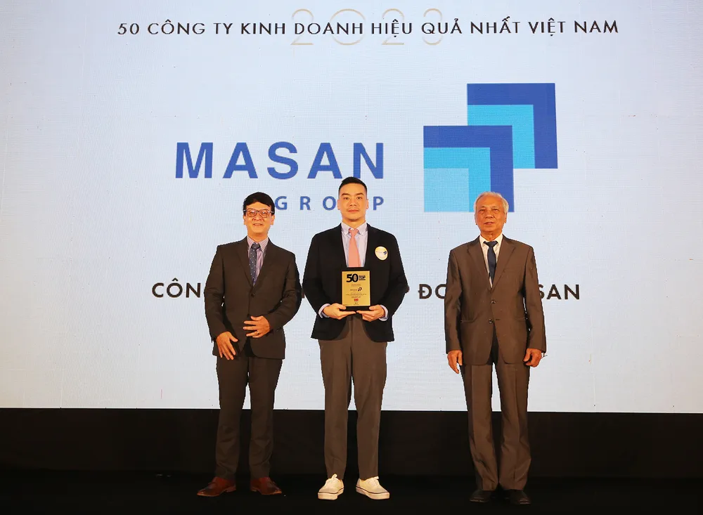 Masan được vinh danh Top 50 doanh nghiệp kinh doanh hiệu quả nhất Việt Nam Masan được vinh danh Top 50 doanh nghiệp kinh doanh hiệu quả nhất Việt Nam