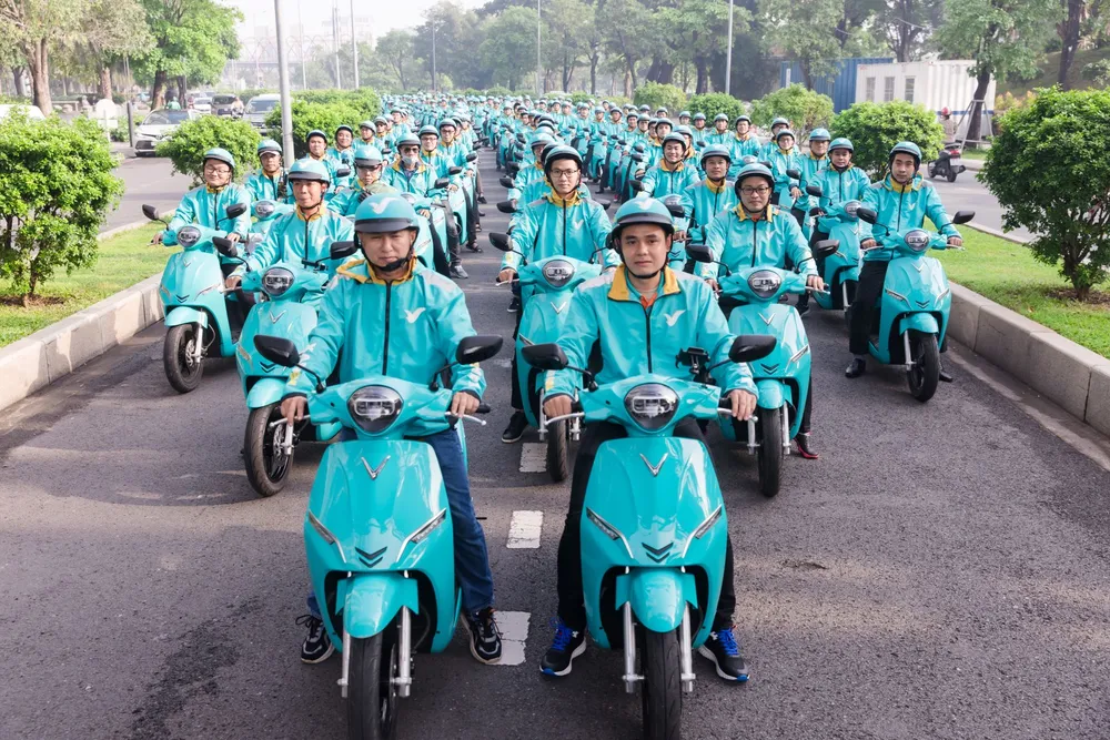 Tân binh Xanh SM Bike vận hành bằng 100% xe máy điện không tiếng ồn, không phát thải
