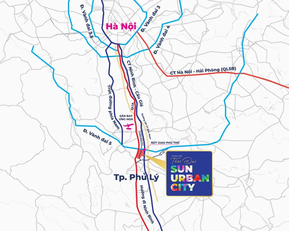 Đô thị thời đại Sun Urban City Hà Nam hưởng lợi từ mạng lưới giao thông kết nối thuận tiện 3.JPG