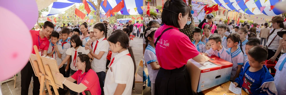 Học sinh tìm hiểu về bình đẳng giới, vệ sinh cá nhân tại ngày hội 2. Hoc sinh tim hieu ve binh dang gioi ve sinh ca nhan tai ngay hoi.jpg