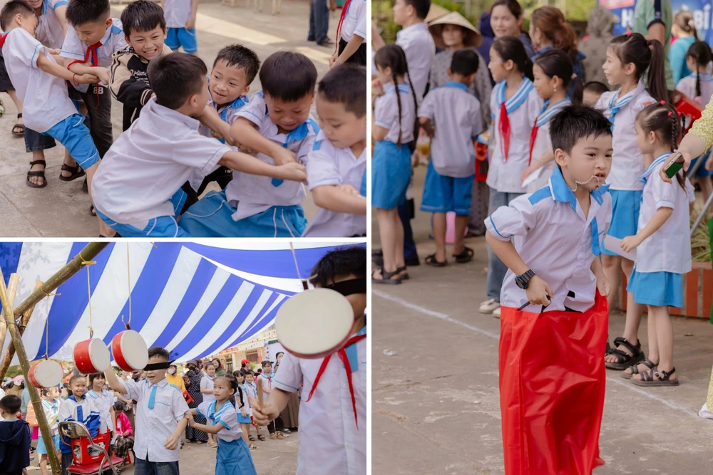 Học sinh Trường Tiểu học Hạ Sơn tại ngày hội do VSF tổ chức 8. Hoc sinh Tieu hoc Ha Son tai ngay hoi do VSF to chuc.jpg