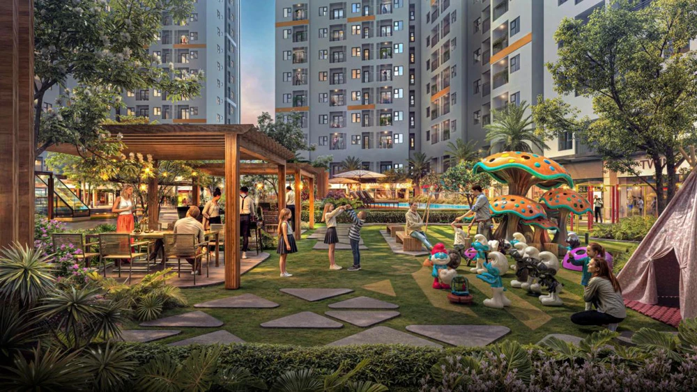 Khu BBQ ngoài trời, nơi cư dân tận hưởng những bữa tiệc gắn kết gia đình. Ảnh: Seaholdings Picture3.png