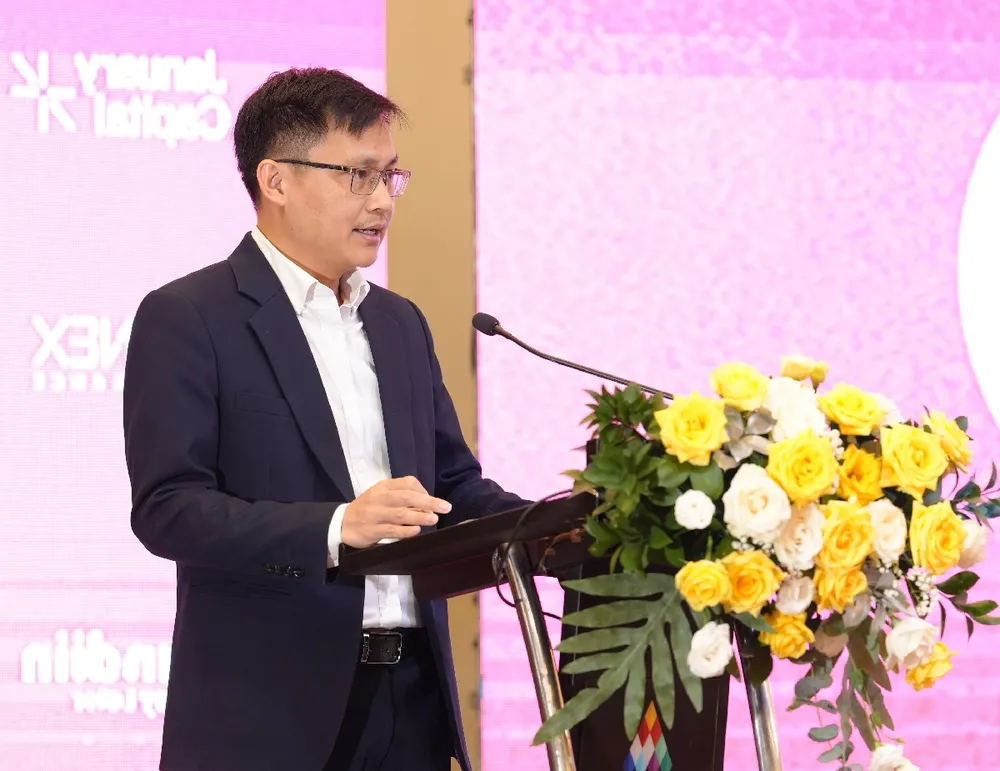 Ông Võ Xuân Hoài, Phó Giám đốc Trung tâm Đổi mới sáng tạo Quốc gia (NIC) phát biểu tại sự kiện Anh 2.jpg