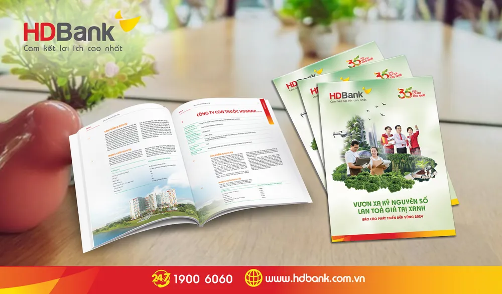 HDBank là một trong những ngân hàng đầu tiên tại Việt Nam công bố Báo cáo phát triển bền vững trong năm 2025 HDB1.jpg