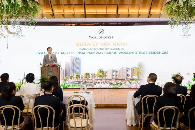 Đại diện Tập đoàn BWH® Hotels – Chủ sở hữu thương hiệu WorldHotels™, ông Cyrill Czerwonka – Tổng Giám đốc Điều hành & Phát triển Kinh doanh - Khu vực Châu Á Thái Bình Dương phát biểu 1749281858994-9795.jpeg