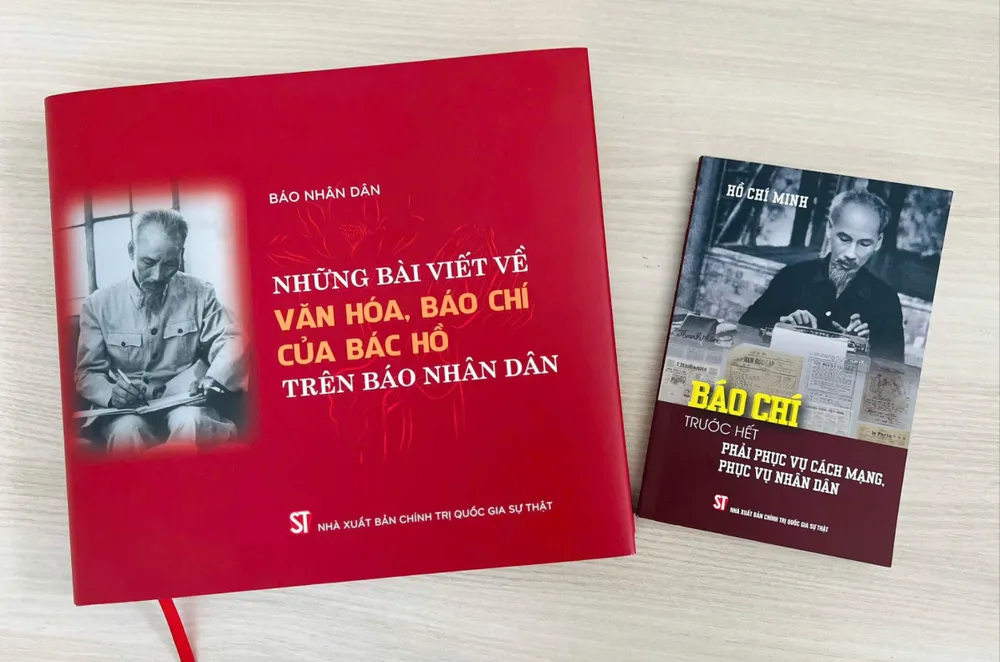 Hai cuốn sách về báo chí cách mạng Việt Nam do NXB Chính trị Quốc gia Sự thật xuất bản S6A.jpg