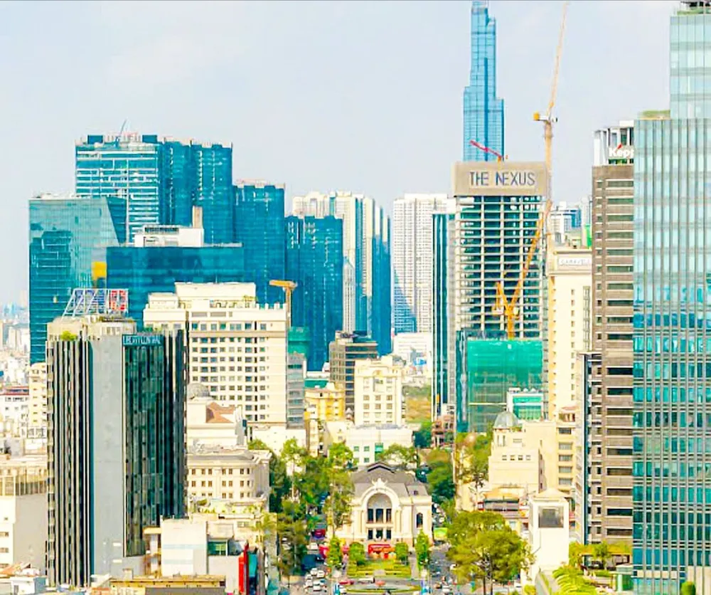 مدينة هو تشي منه تنمو باستمرار. الصورة: هوانغ هونغ &4c.jpg
