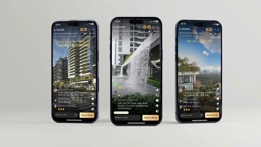 Bên cạnh sự hấp dẫn của phiên livestream được hỗ trợ bằng nền tảng công nghệ AI tiên phong, thì chính các giá trị thực cho người dùng thực của sản phẩm bất động sản Sunshine đã mang lại sức hút tự thân đối với khách hàng tham gia đặt giá 86e5c87f39d78e89d7c61.jpg